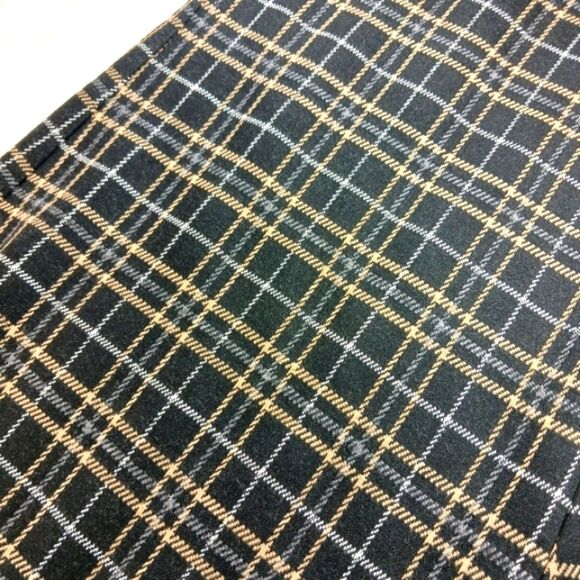 J. Jill Ponte Slim Leg Black Multi Plaid Pull Up Pants. Rayon/ Viscose 4X. NEW.. - Picture 2 of 14